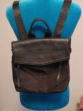 Botkier Men/Women Backpack with Textured Flap
